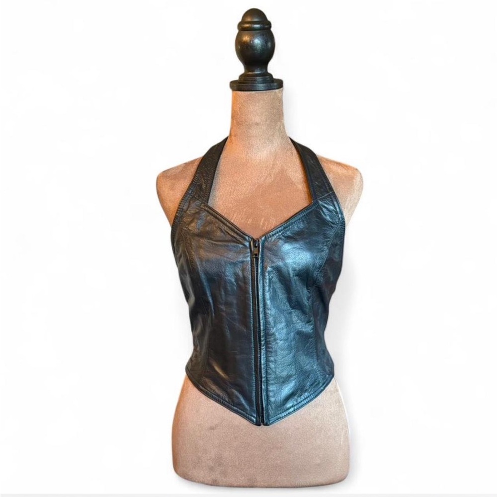 Wilson’s Biker Rocker Leather Zip Front